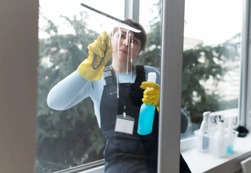 Nettoyage de vitres intérieures et extérieures à la Ferté-Vidame